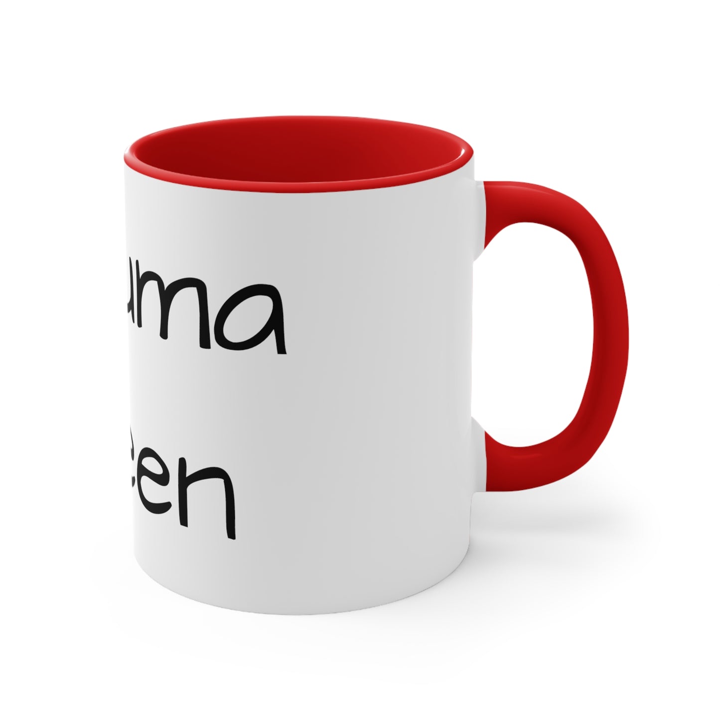 Trauma Queen Accent Coffee Mug