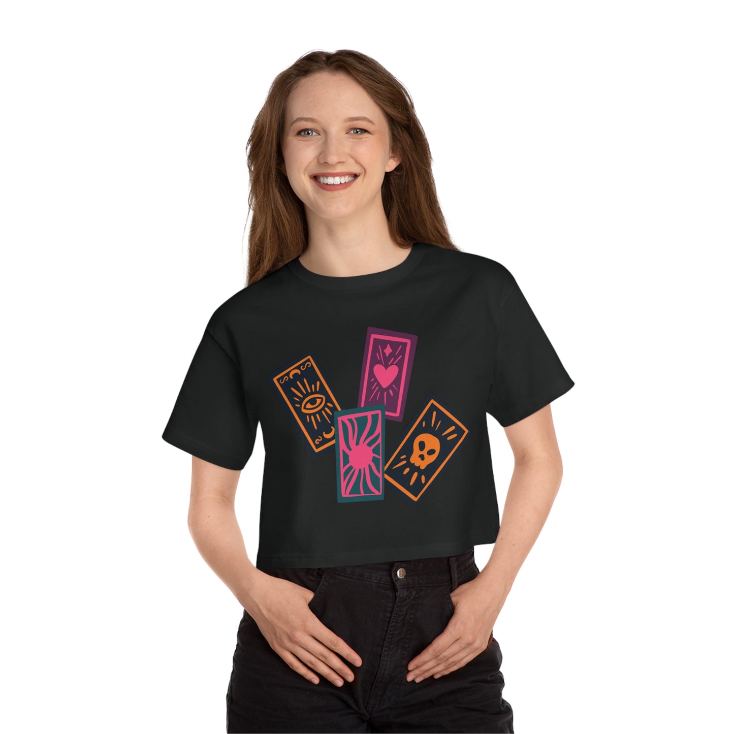 Tarot Cards Cropped T-Shirt