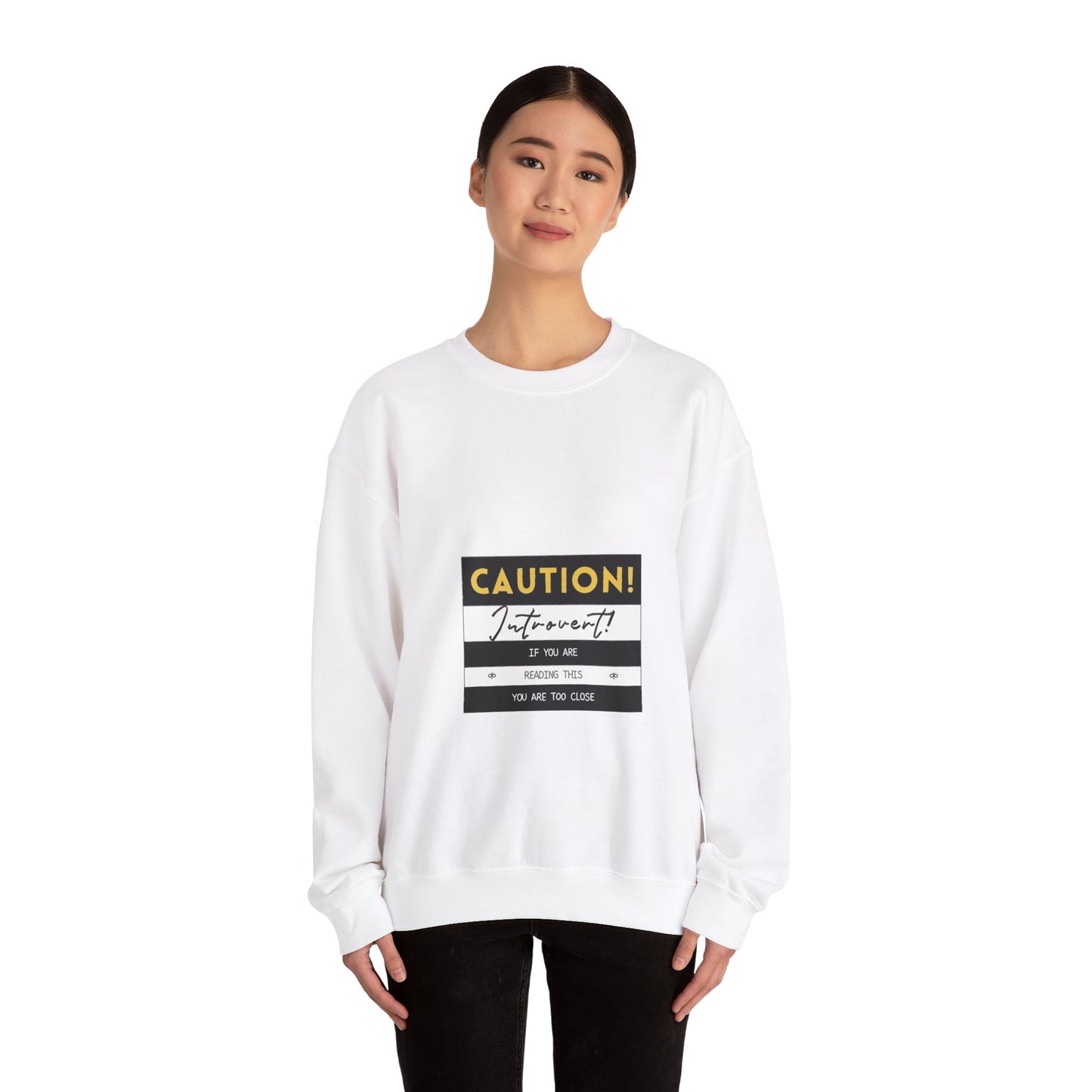 Caution Introvert Sweatshirt