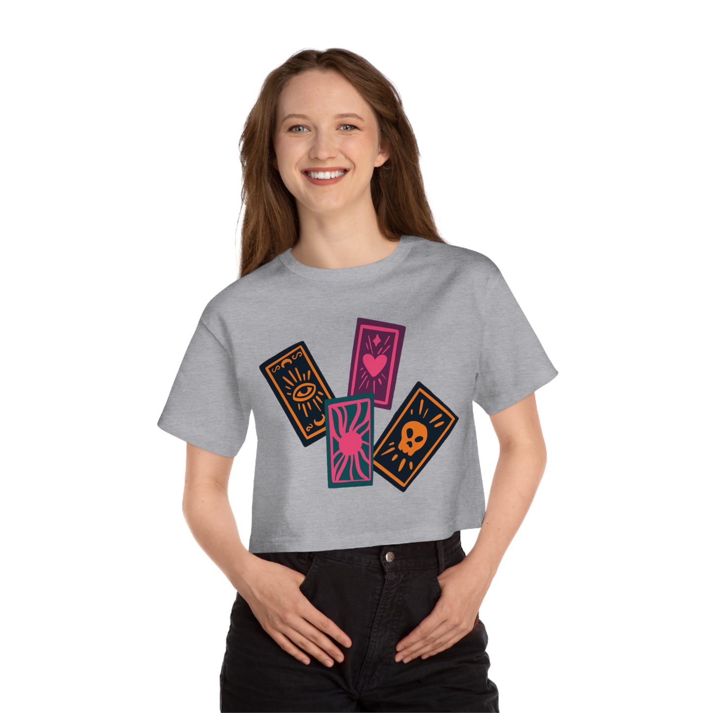 Tarot Cards Cropped T-Shirt