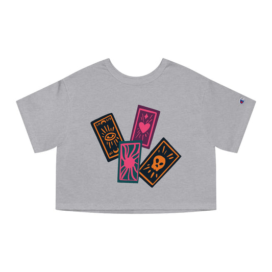 Tarot Cards Cropped T-Shirt