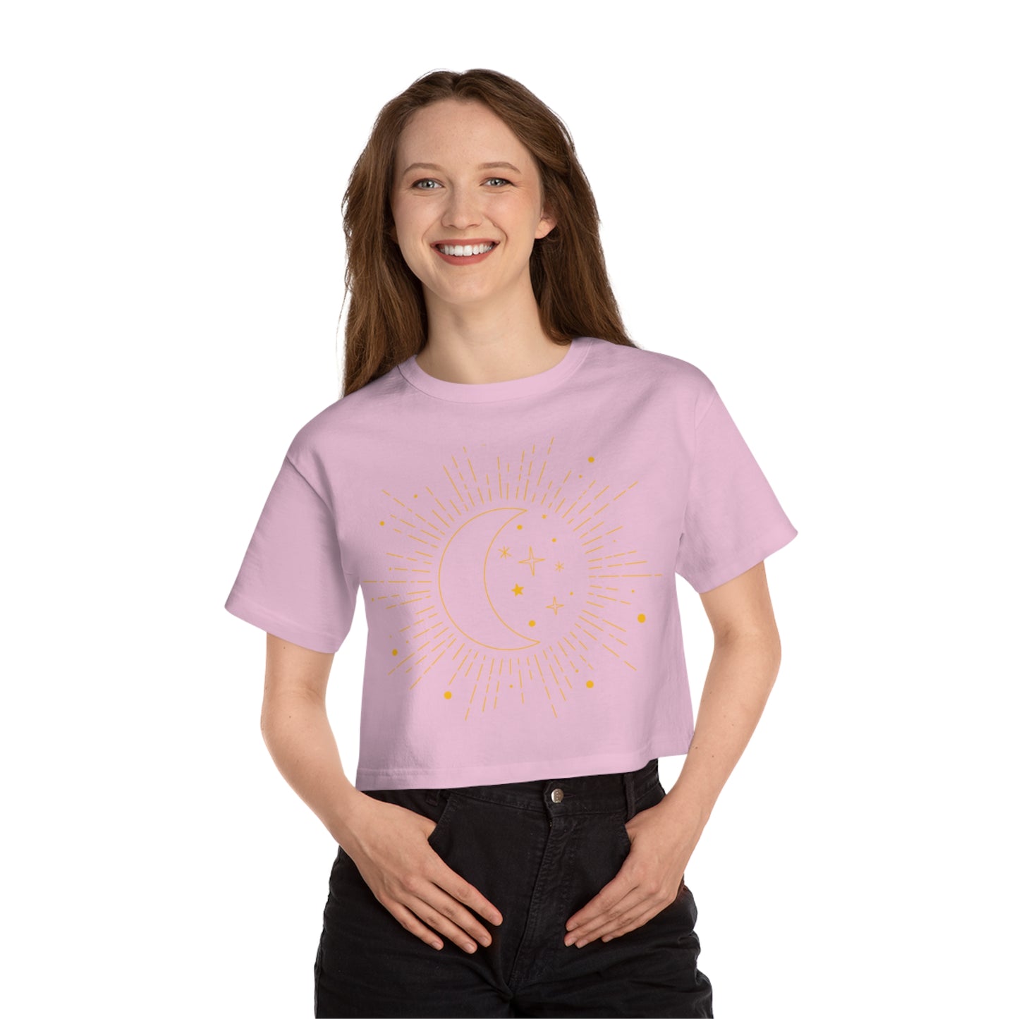 Moon and Sun Cropped T-Shirt