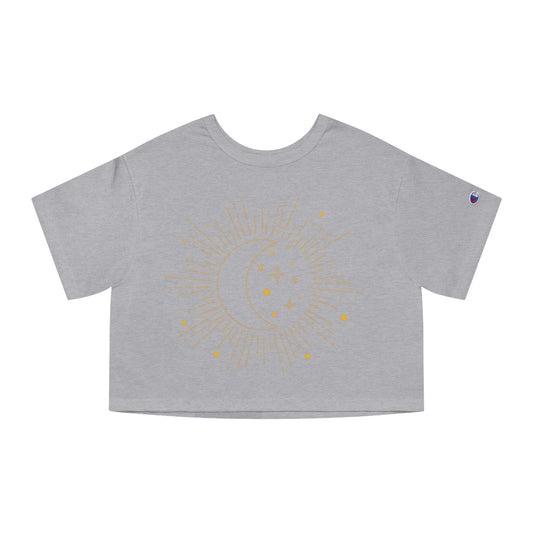 Moon and Sun Cropped T-Shirt