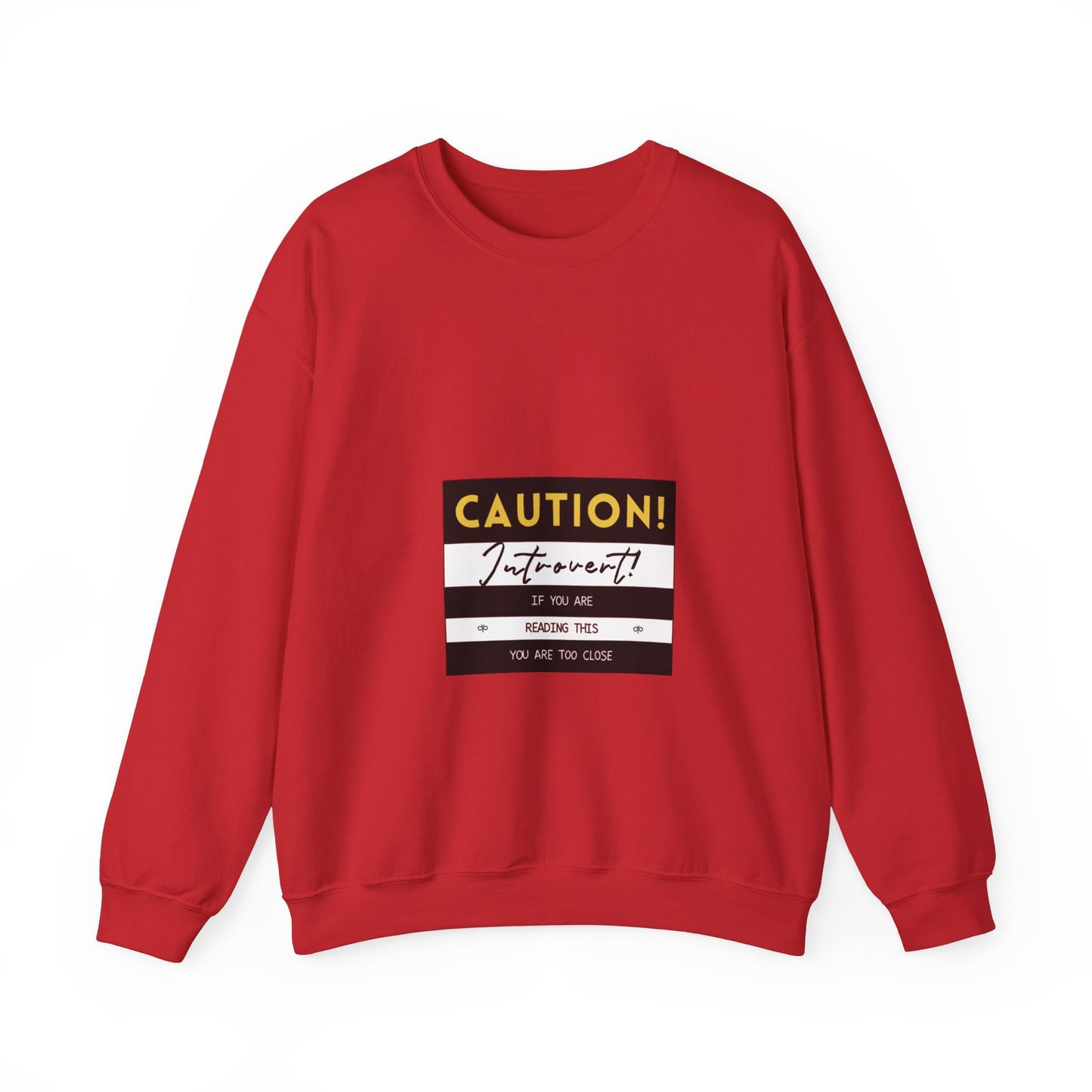 Caution Introvert Sweatshirt