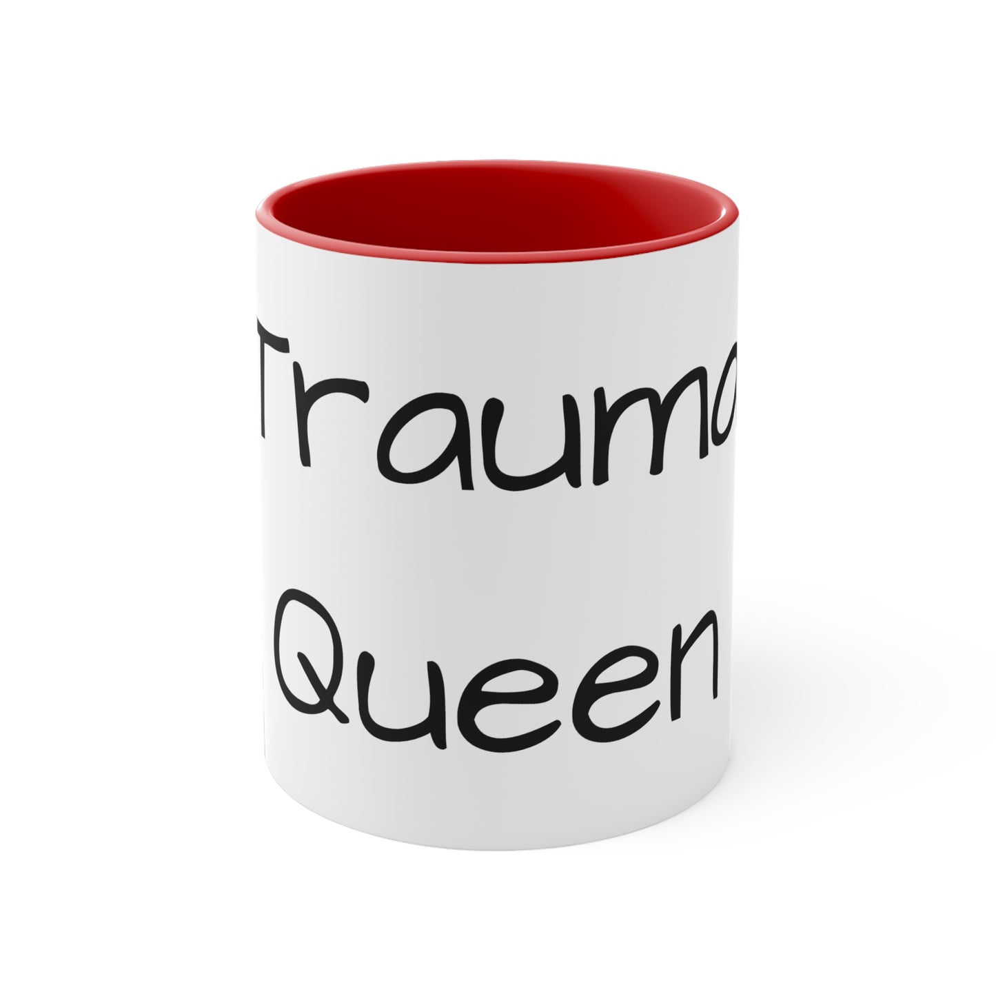 Trauma Queen Accent Coffee Mug