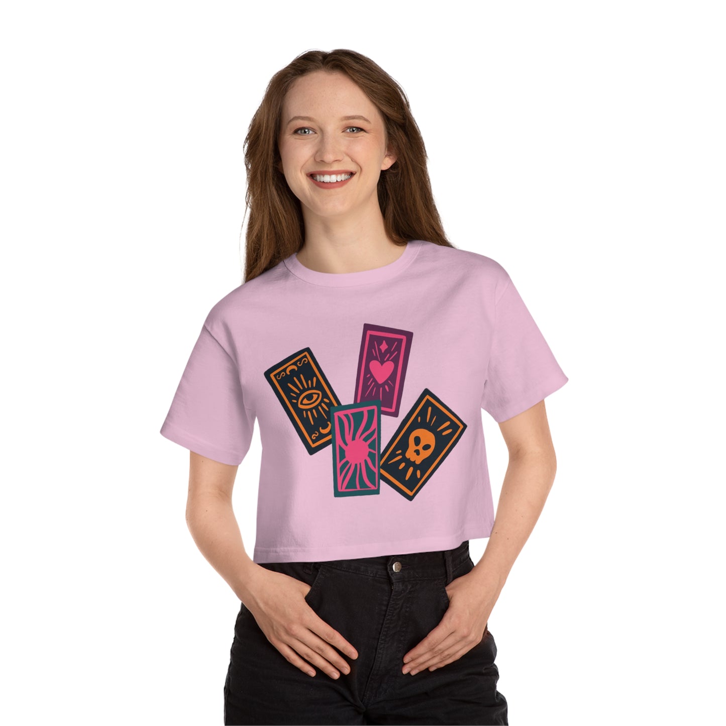 Tarot Cards Cropped T-Shirt