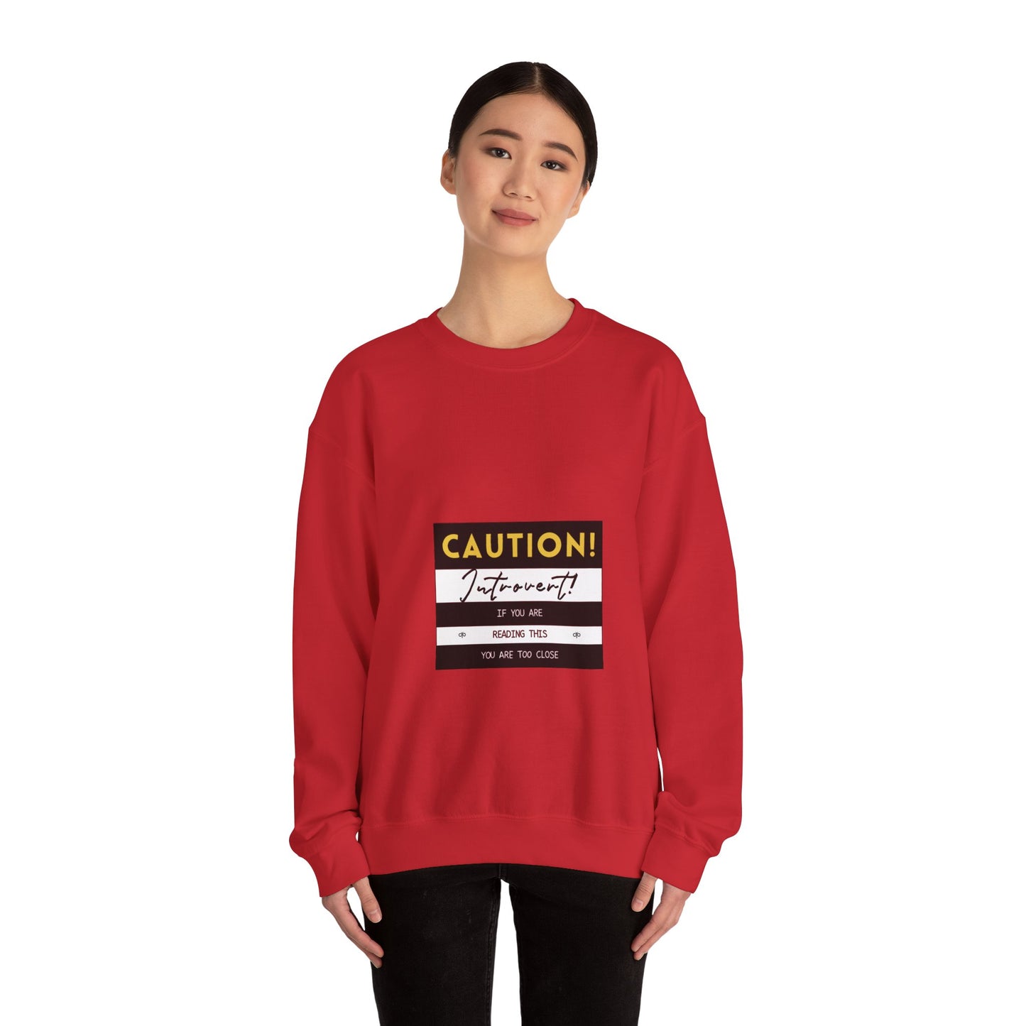 Caution Introvert Sweatshirt