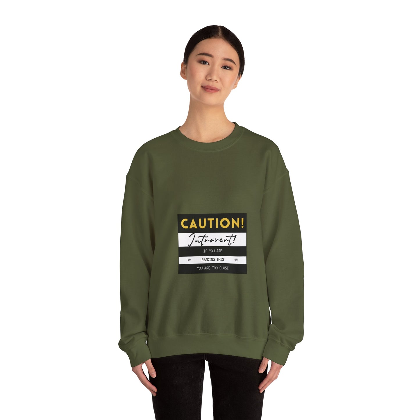 Caution Introvert Sweatshirt