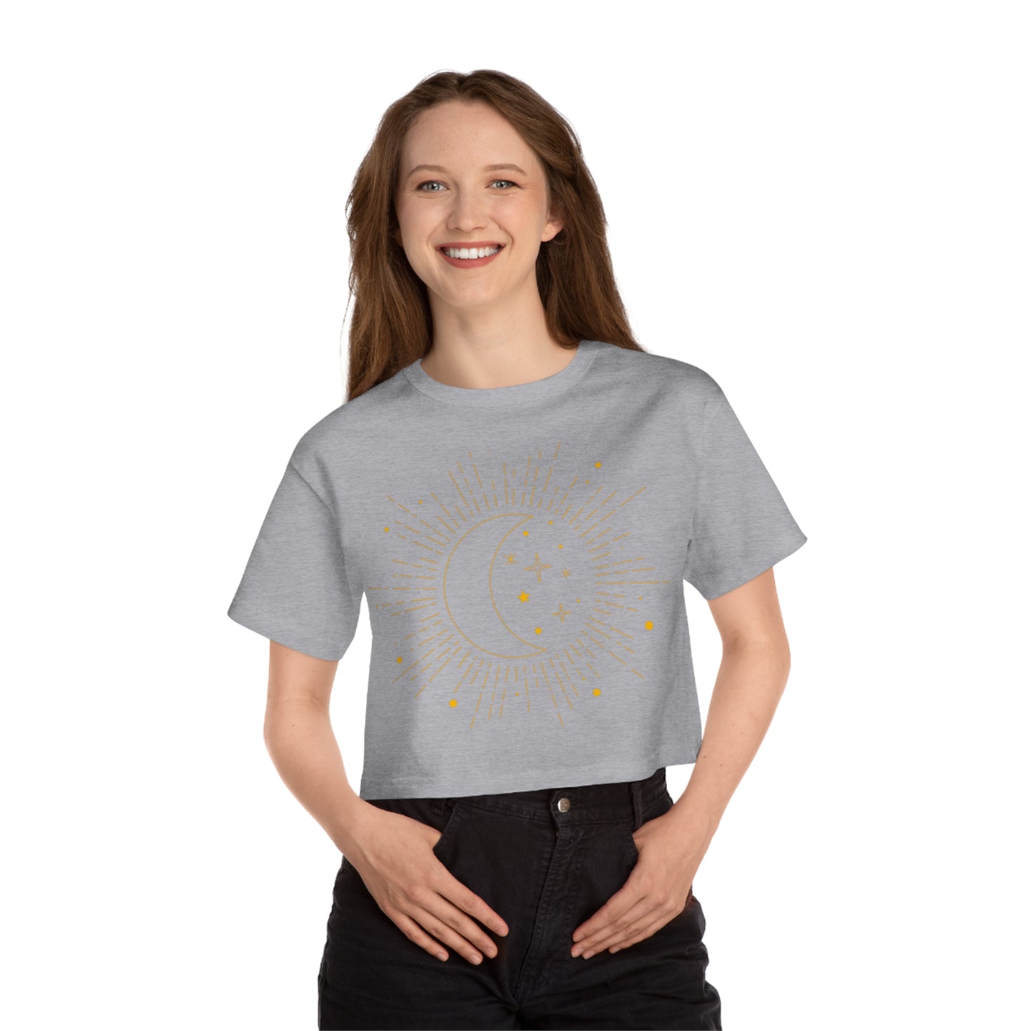 Moon and Sun Cropped T-Shirt