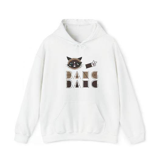 Cat - Bang Bang Hooded Sweatshirt